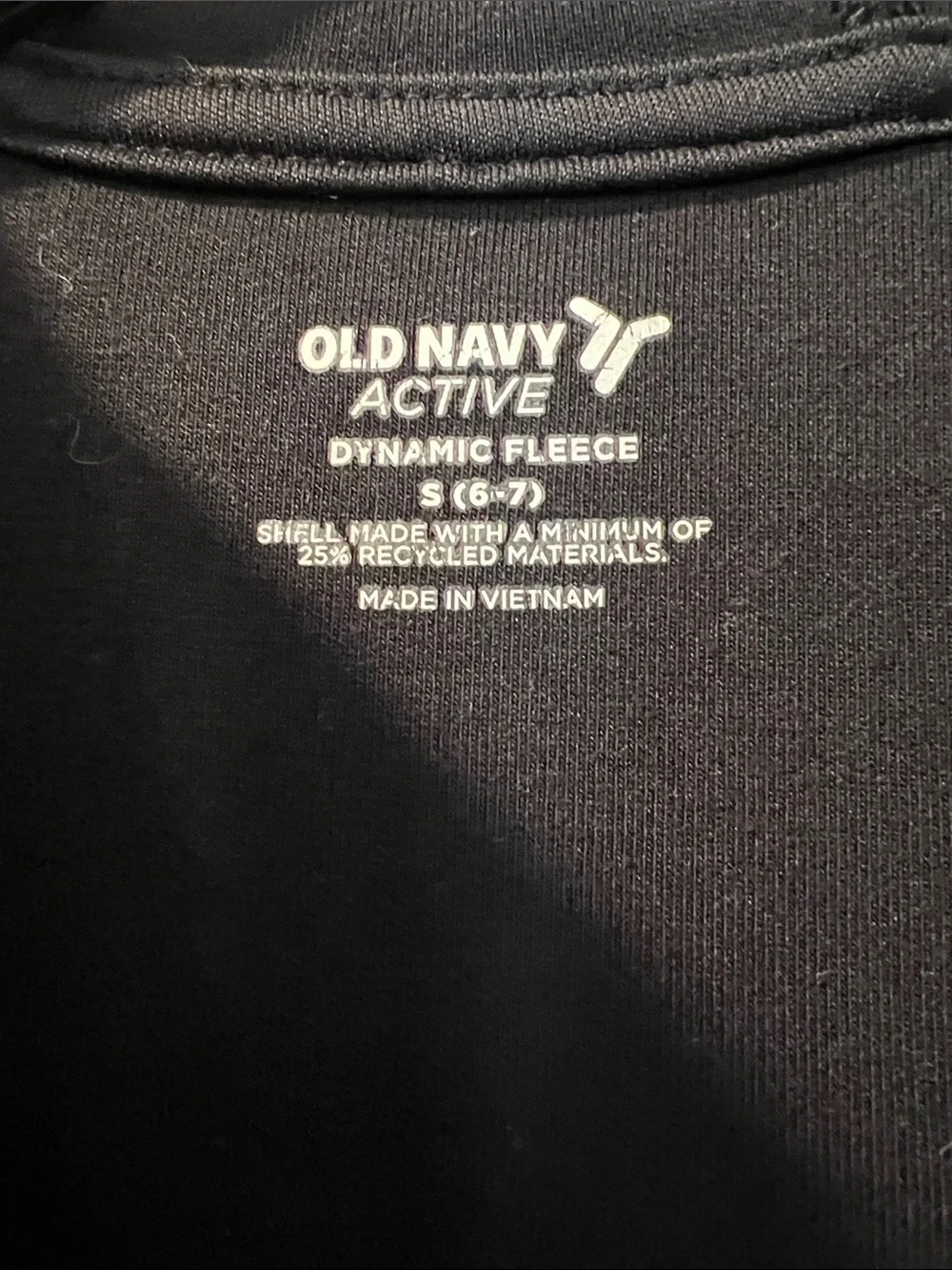 Old Navy Black Zip-Up Hooded Sweatshirt